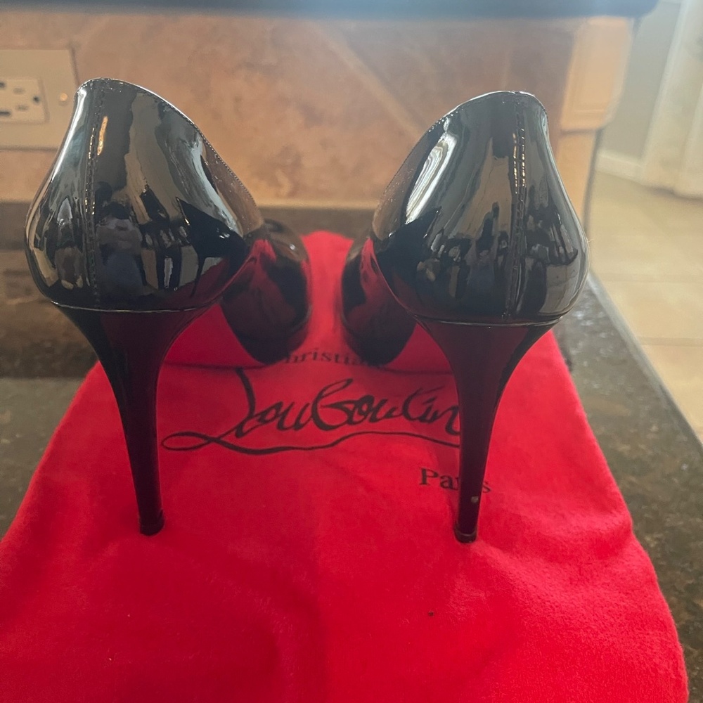 AUTHENTIC Christian Louboutin Black Heels - Picture 7 of 12